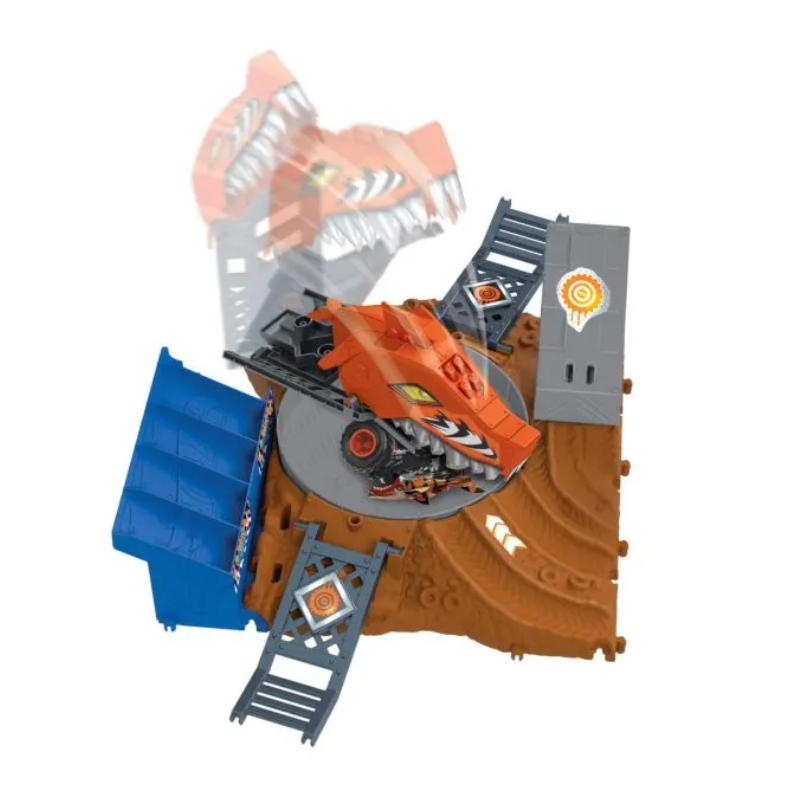 HOT WHEELS MONSTER TRUCK ARENA SMASHERS PROVOCAREA SPIN-OUT, MTHNB92_HNB93