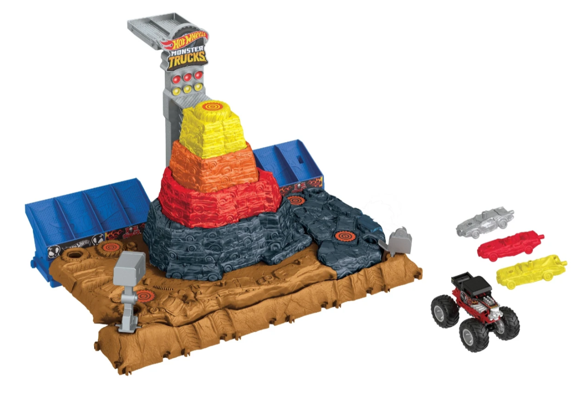 Монстр-трак игровой набор Hot Wheels Arena Smashers Bone Shaker Ultimate Crush, MTHNB96