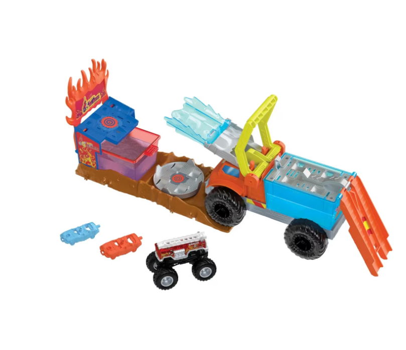 Монстр-трак Hot Wheels Arena Smashers с изменяющимся цветом Спасение 5 Alarm, MTHPN73