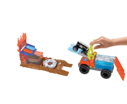 Монстр-трак Hot Wheels Arena Smashers с изменяющимся цветом Спасение 5 Alarm, MTHPN73