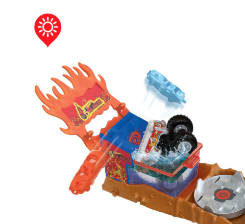 Монстр-трак Hot Wheels Arena Smashers с изменяющимся цветом Спасение 5 Alarm, MTHPN73