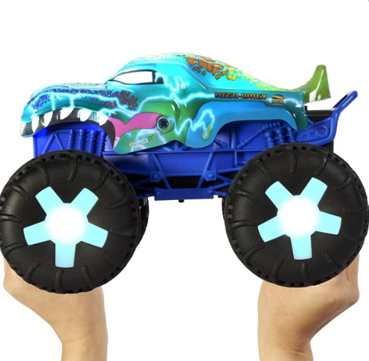 Монстр-трак Hot Wheels Машина Mega-Wrex Alive на пульте управления масштаб 1:15, MTJBD90