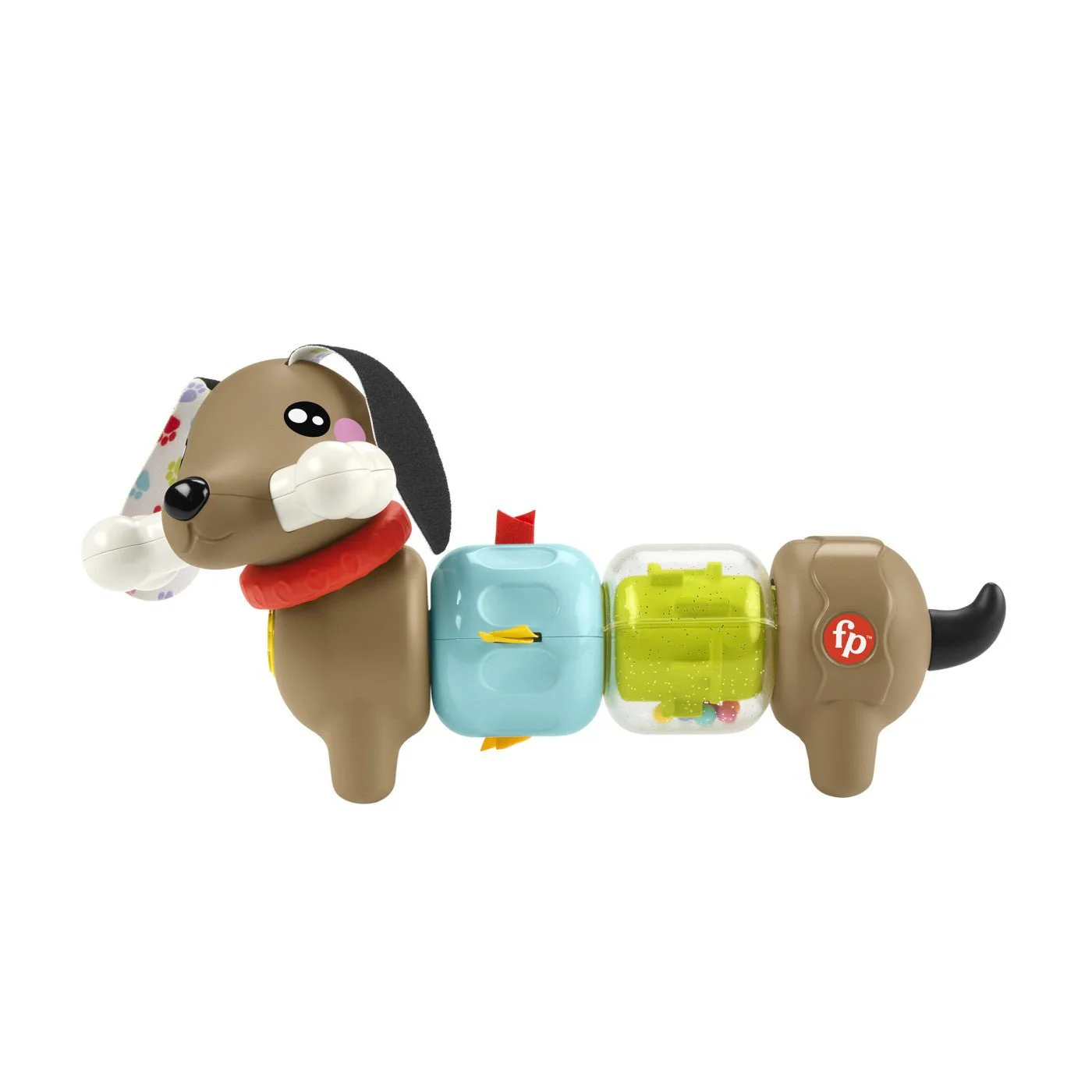 Игрушка-конструктор Fisher Price Щенок, который щелкает и вращается, MTHTW91