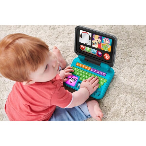 FISHER PRICE LAUGH&LEARN LAPTOP INTERACTIV IN LIMBA ROMANA, MTHHH05