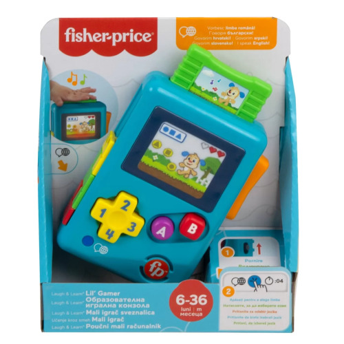 Интерактивная игровая приставка FISHER PRICE смейся и учи на румынском языке, MTHHH10