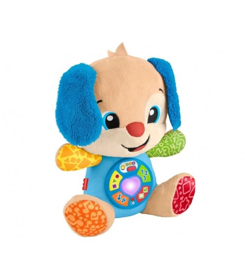 Интерактивный щенок с синими ушами Fisher Price смейся и учись, MTJFD24