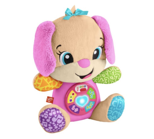 Интерактивный щенок с розовыми ушами Fisher Price смейся и учись, MTJFD33