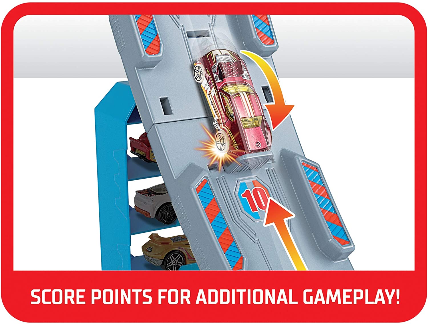 Трек с машинкой HOT WHEELS крутой подъем, MTGBF81_GBF83