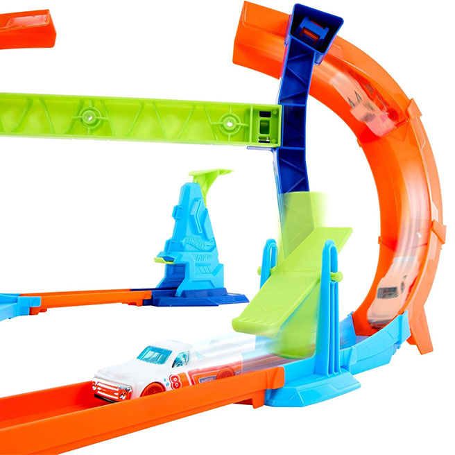 Трасса Hot Wheels Гигантская трасса с грандиозными столкновениями, MTGBF81_JFH36