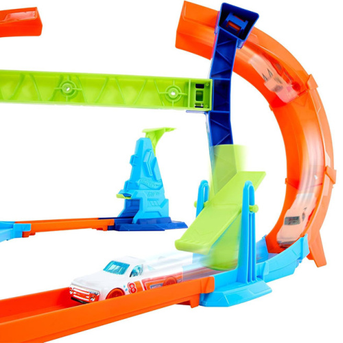 Трасса Hot Wheels Гигантская трасса с грандиозными столкновениями, MTGBF81_JFH36