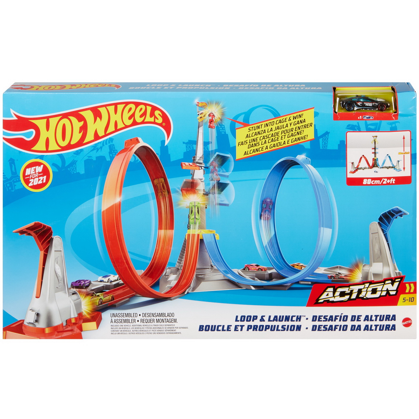 Трасса Hot Wheels JDW39 Тройная петля, MTGRW39