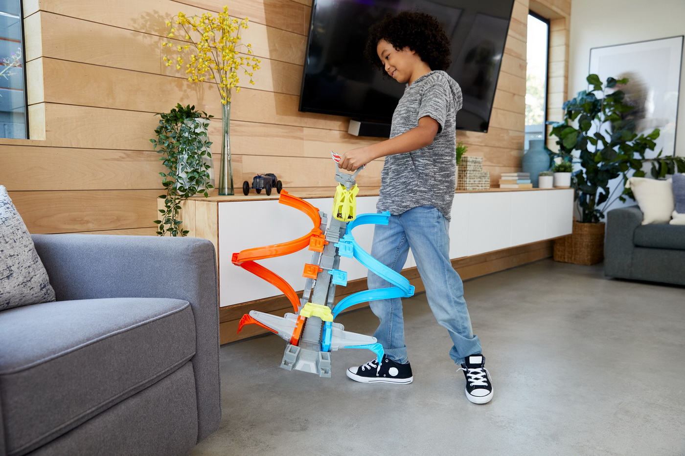 Трасса Hot Wheels JDW39 Тройная петля, MTGRW39