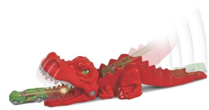 Игровой набор Hot Wheels City пусковая установка динозавр, MTGVF41