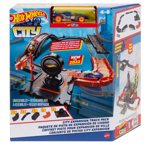 HOT WHEELS CITY  SET ACCESORII PISTA, MTHDN95