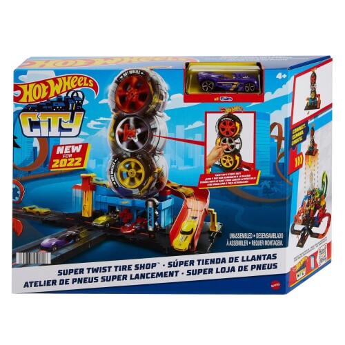 Игровой набор Hot Wheels "City Super Twist", MTHDP02