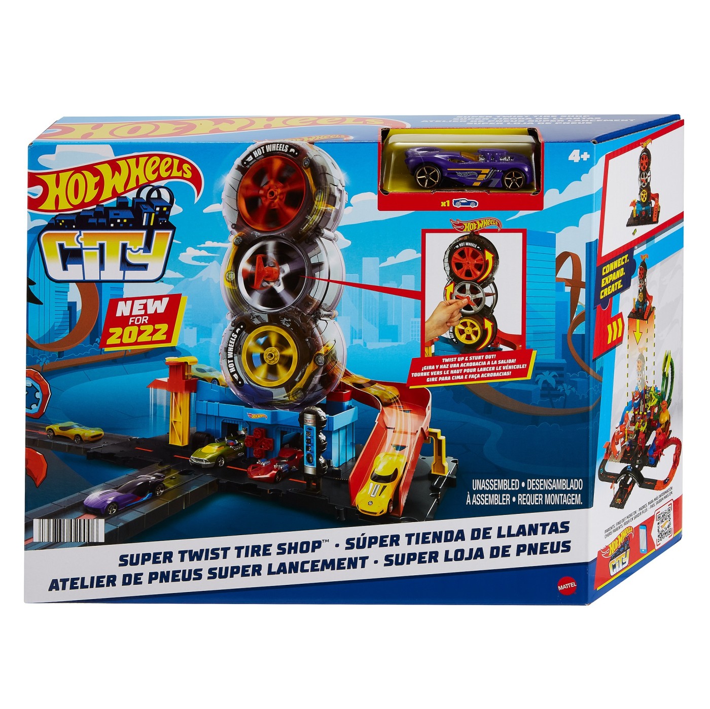 Игровой набор Hot Wheels "City Super Twist", MTHDP02