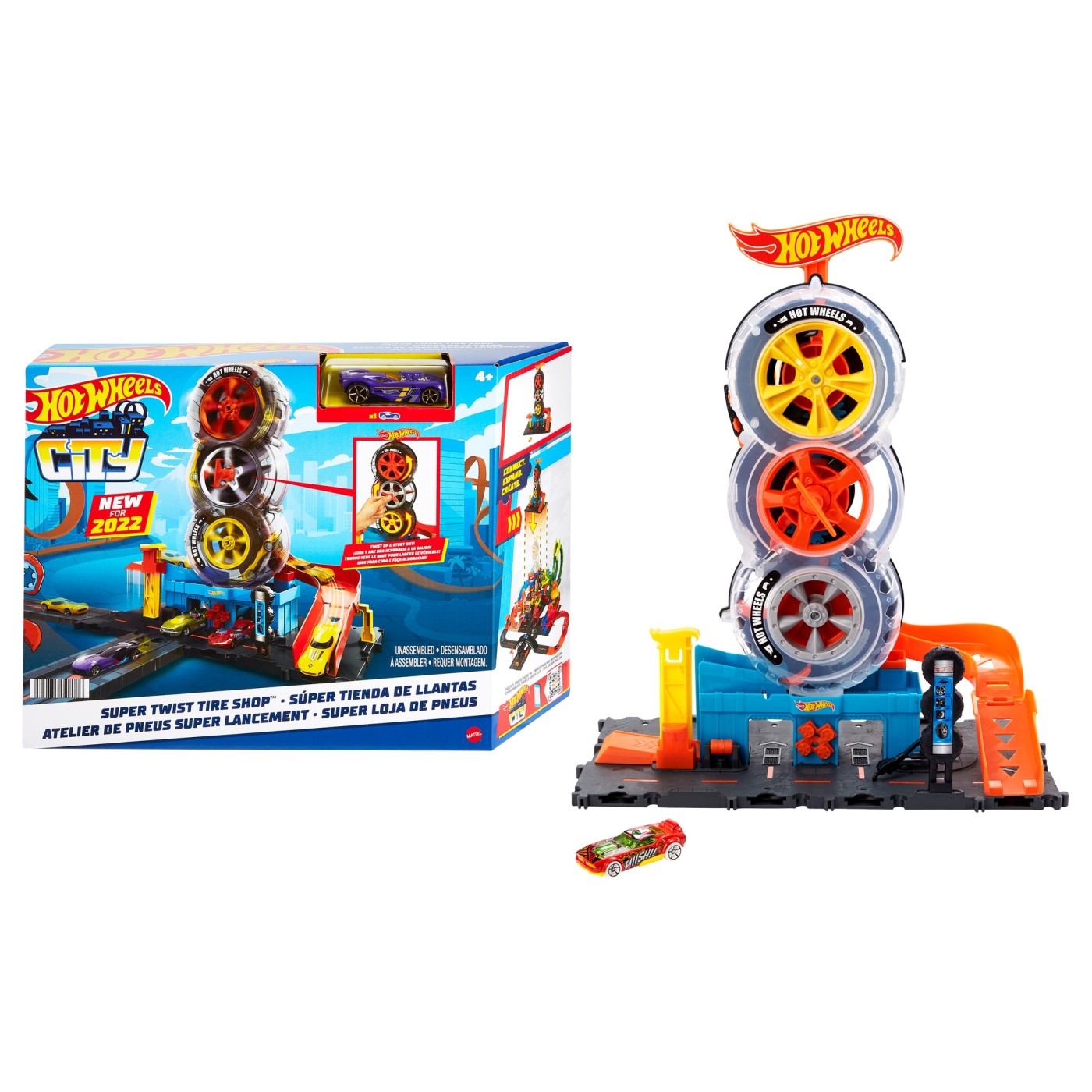 Игровой набор Hot Wheels "City Super Twist", MTHDP02
