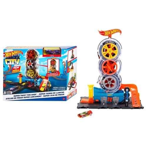 Игровой набор Hot Wheels "City Super Twist", MTHDP02