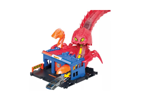 Игровой набор Hot Wheels трасса Полицейский участок - враг, MTHDR29_HDR32