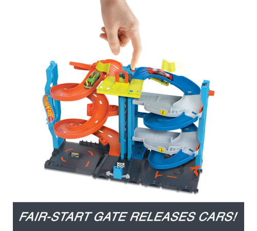 Игровой набор Гоночная башня Hot Wheels, MTHKX43