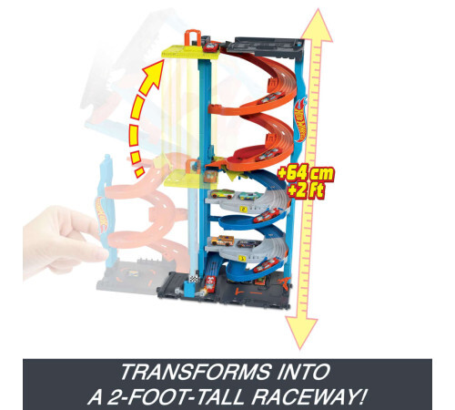 Игровой набор Гоночная башня Hot Wheels, MTHKX43