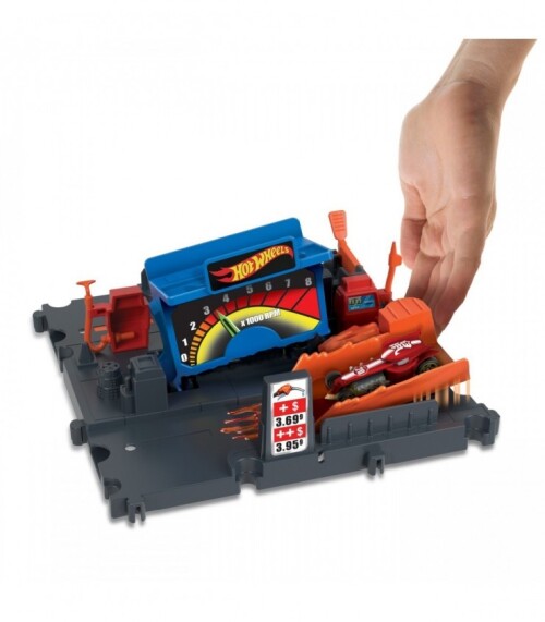 Игровой набор Hot Wheels трасса с заправочной станцией, MTHMD53_HKX45
