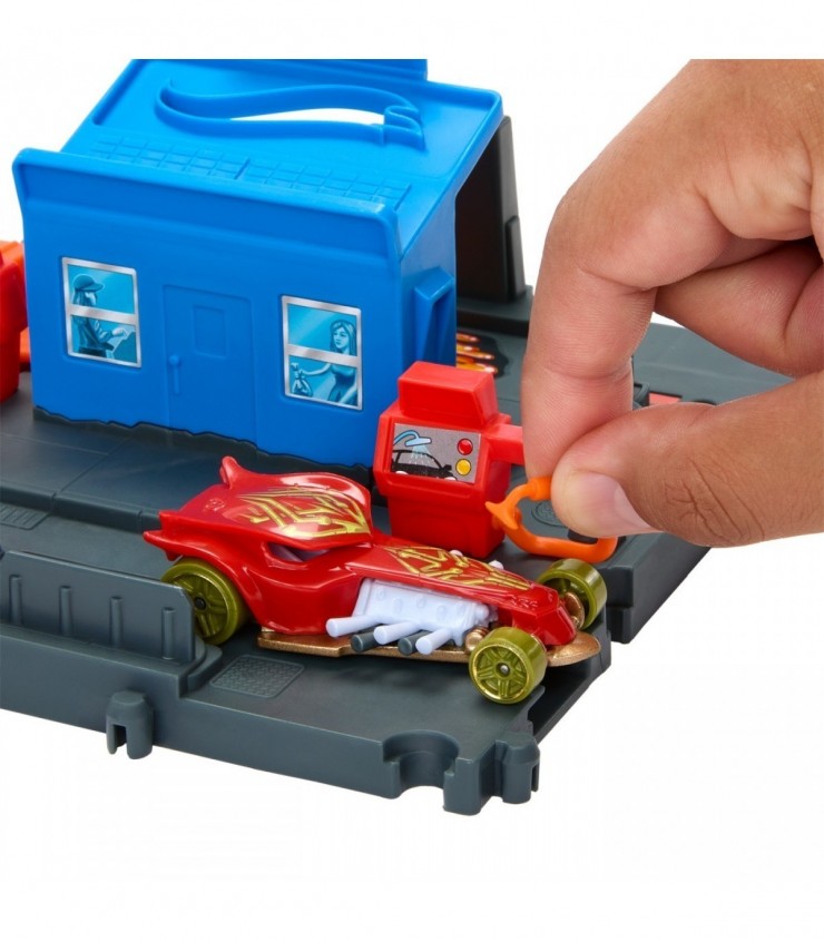 HOT WHEELS CITY EXPLORER PISTA FUEL STATION SHIFT, MTHMD53_HKX45