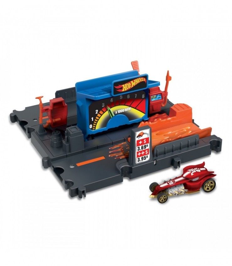 HOT WHEELS CITY EXPLORER PISTA FUEL STATION SHIFT, MTHMD53_HKX45