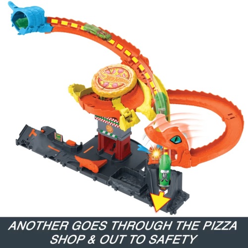 HOT WHEELS CITY PIZZERIA ATACUL COBREI, MTHTN81