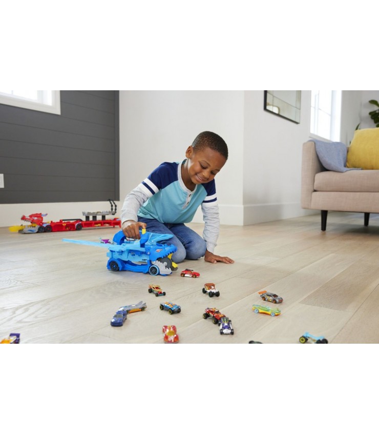 HOT WHEELS CITY TRANSPORTATOR SUPREM CU 2 DRAGONI, MTJBM72