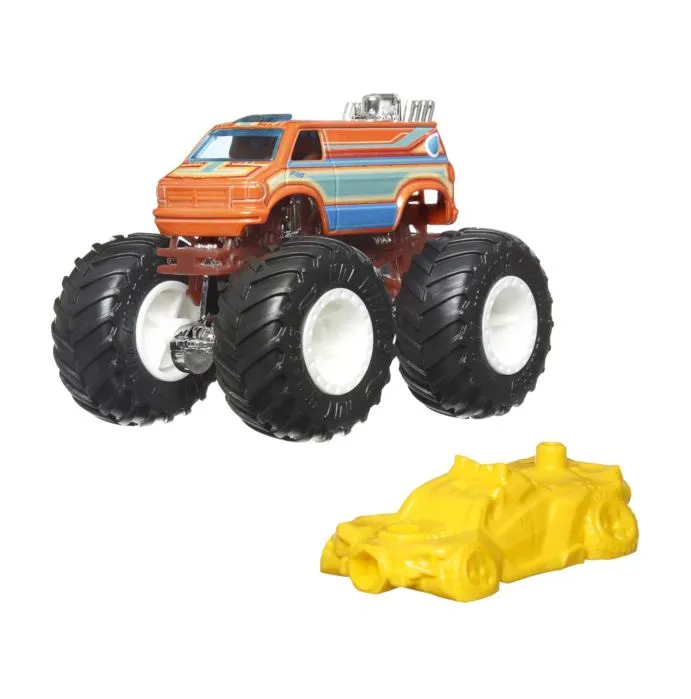 HOT WHEELS MONSTER TRUCK MASINUTA DODGE RAM VAN SCARA 1:64, MTFYJ44_HTM24