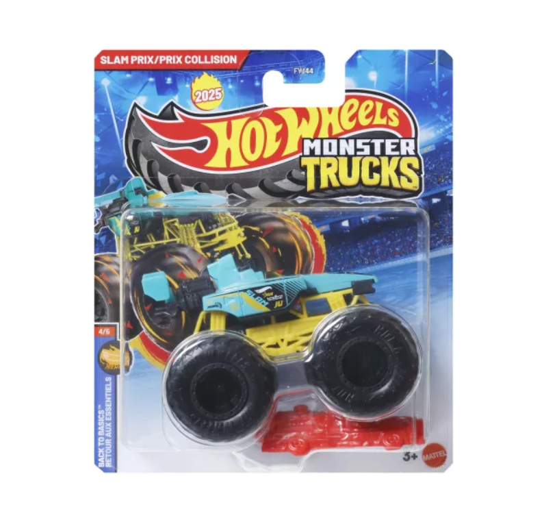 HOT WHEELS MONSTER TRUCK MASINUTA SLAM PRIX/PRIX COLLISION SCARA 1 LA 64, MTFYJ44_JCD66
