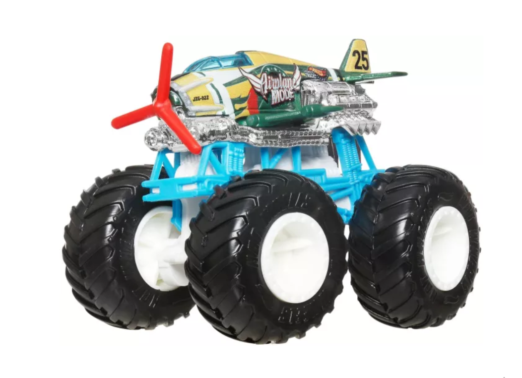 Монстр-трак Машинка Airplane Mode, масштаб 1:64 HOT WHEELS , MTFYJ44_JCD71