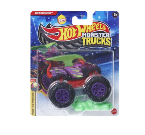 Монстр-трак Машинка Dragonizer, масштаб 1:64 HOT WHEELS, MTFYJ44_JCD99