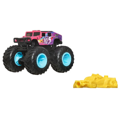 HOT WHEELS MONSTER TRUCK MASINUTA HUMVEE 4-CT FASTBACK SCARA 1:64, MTFYJ44_JCD77