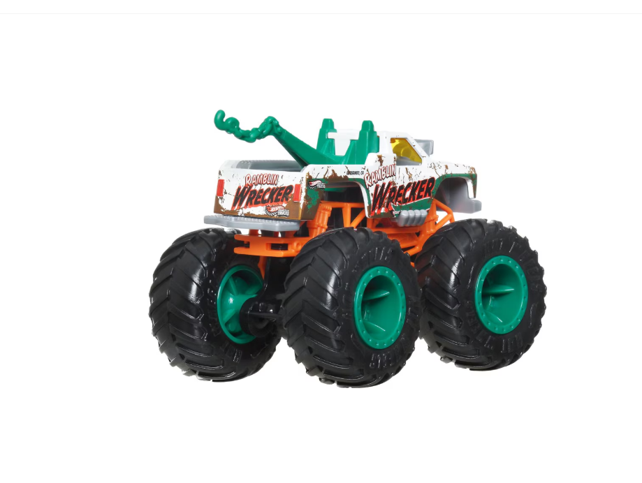 HOT WHEELS MONSTER TRUCK MASINUTA RAMBLIN WRECKER SCARA 1:64, MTFYJ44_JCF02