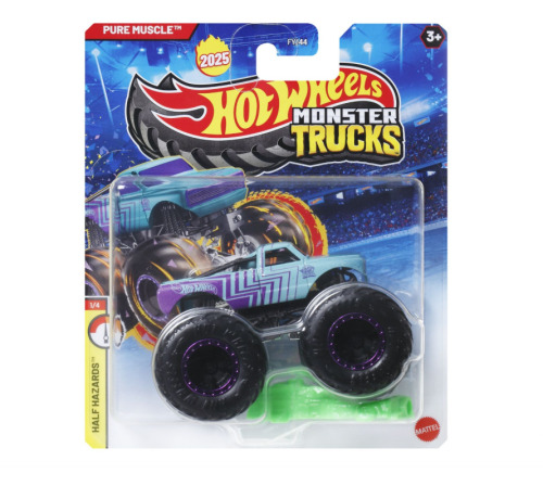 Монстр-трак Машинка Pure Muscle, масштаб 1:64 HOT WHEELS, MTFYJ44_JCF08