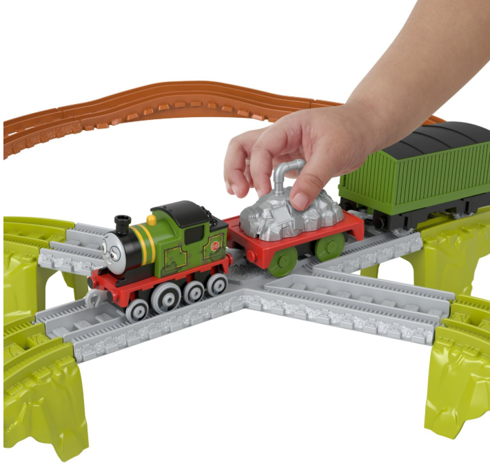 THOMAS SET DE JOACA TRENULET CU CIRCUIT SI ACCESORII WHIFFS RECYCLING RUN, MTHGY82_JCY74