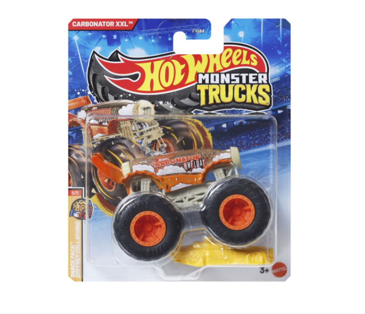 HOT WHEELS MONSTER TRUCK MASINUTA CARBONATOR XXL SCARA 1 LA 64, MTFYJ44_JDP93