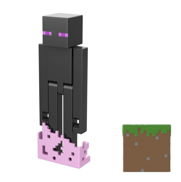 Minecraft Craft-A-Block фигурка Эндермен 8 см, MTGTP08_JCN37