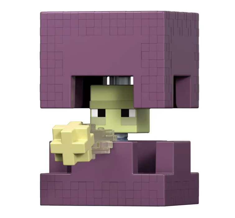 Minecraft Craft-A-Block фигурка Шалкер 8 см, MTGTP08_JCN34