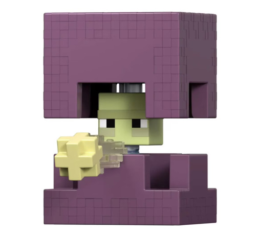 Minecraft Craft-A-Block фигурка Шалкер 8 см, MTGTP08_JCN34