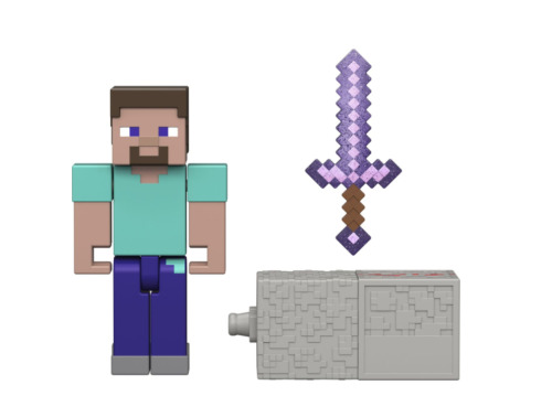 Minecraft Craft-A-Block фигурка Стив 8 см. MTGTP08_JCN28