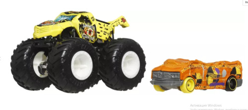 Монстр-трак и металлическая машинка Totaled Hot Wheels, MTGRH81_JCG32