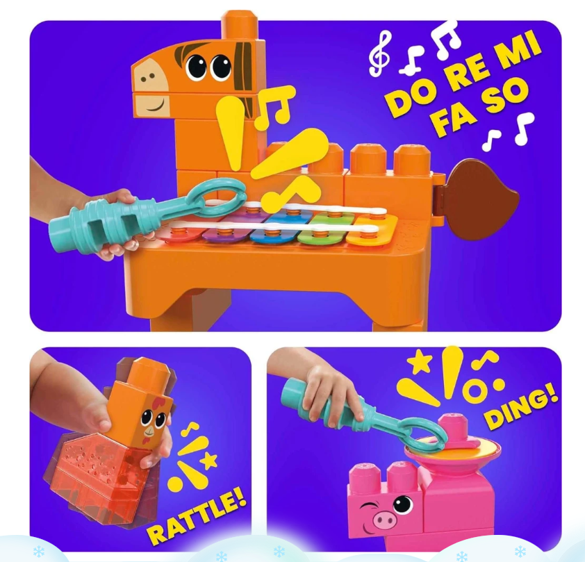 Mega Bloks конструктор 40 деталей, MTHPB46