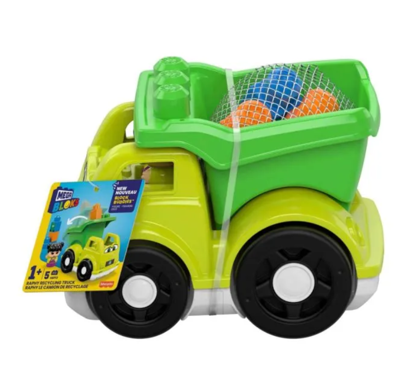 Mega Bloks First Builders мусоровоз Рафи, MTCND62_HBP13