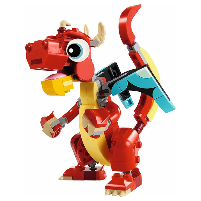 Constructor LEGO Creator Dragon roșu 31145
