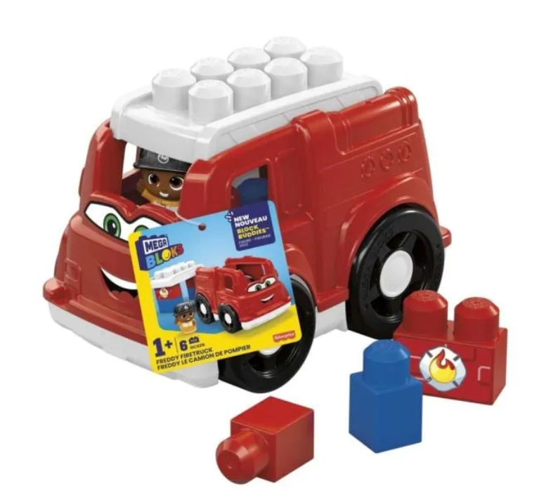 Mega Bloks First Builders пожарная машина Фредди, MTCND62_GCX09