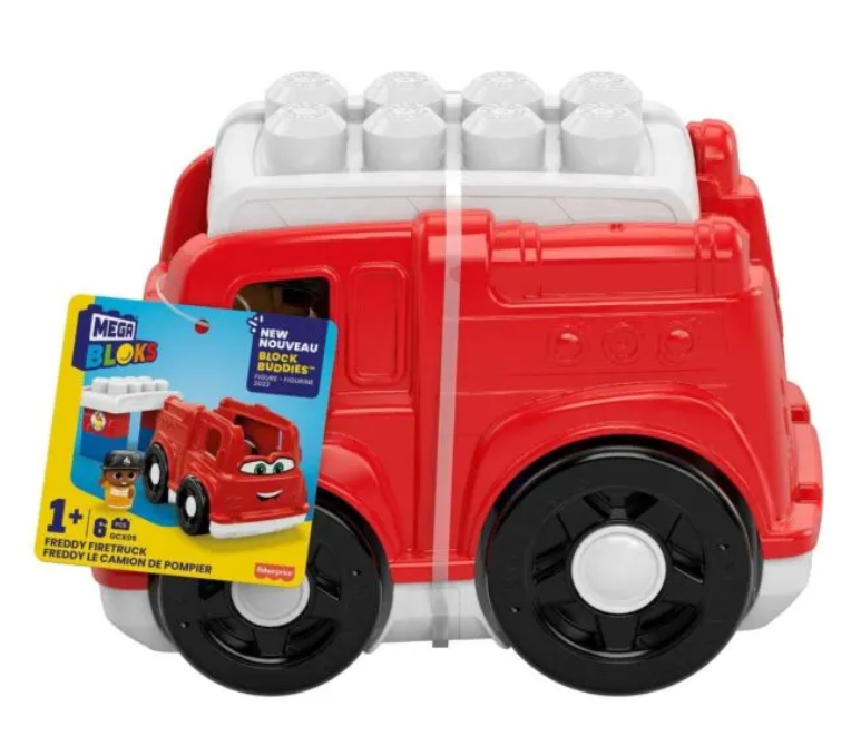 Mega Bloks First Builders пожарная машина Фредди, MTCND62_GCX09