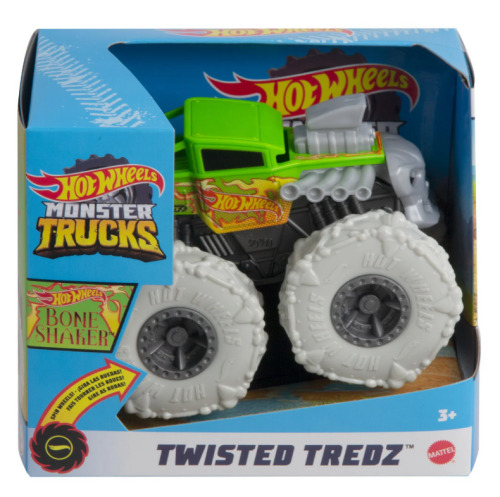HOT WHEELS MONSTER TRUCK MASINUTA TWISTER TREDZ BONE SHAKER SCARA 1:43, MTGVK37_GVK38